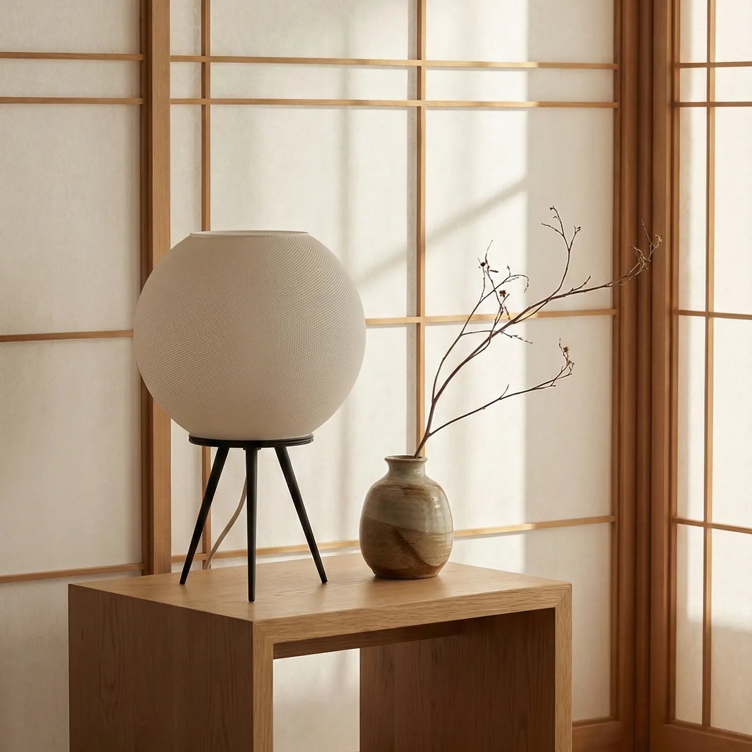 Japandi Orb 1 | Table Lamp